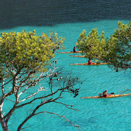 Break 4 jours / 4 nuits  Découverte des calanques en Kayak de mer