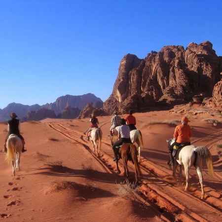Les cavaliers du Wadi Rum