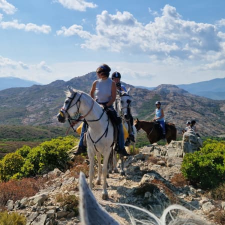 Rando cheval en Corse
